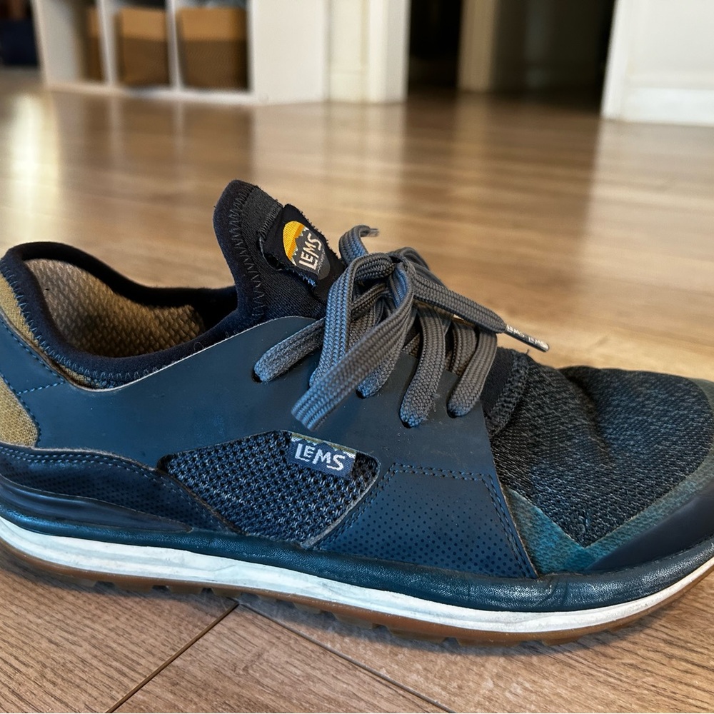 LEMS Men's Dark Blue Sneakers